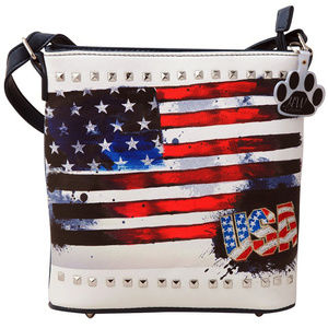 USA Flag Purse Stars Stripes Conceal Carry Purse